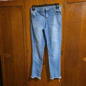 Justice Light Blue Ankle Jeans